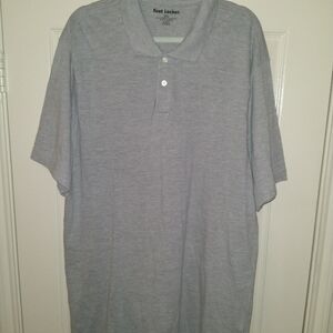 Footlocker Gray Short Sleeve Polo Shirt Men's sz 2XL.